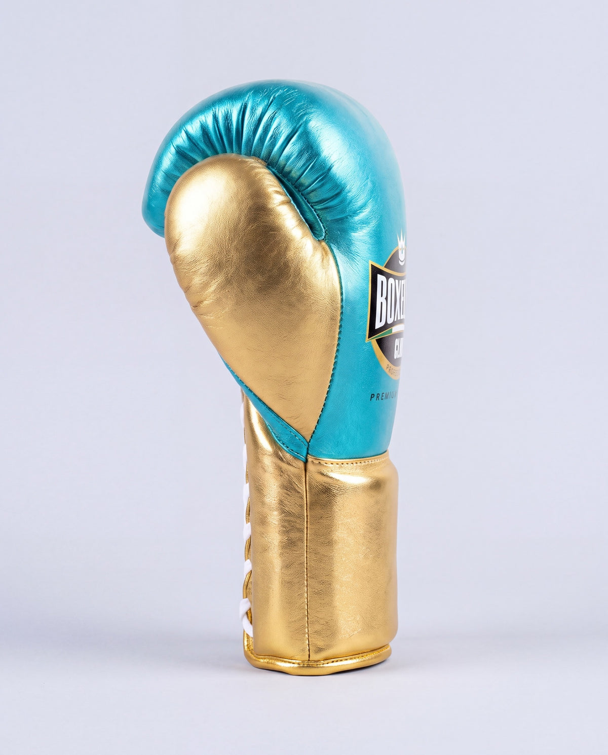 Aqua & Gold 10oz Pro Fight Gloves