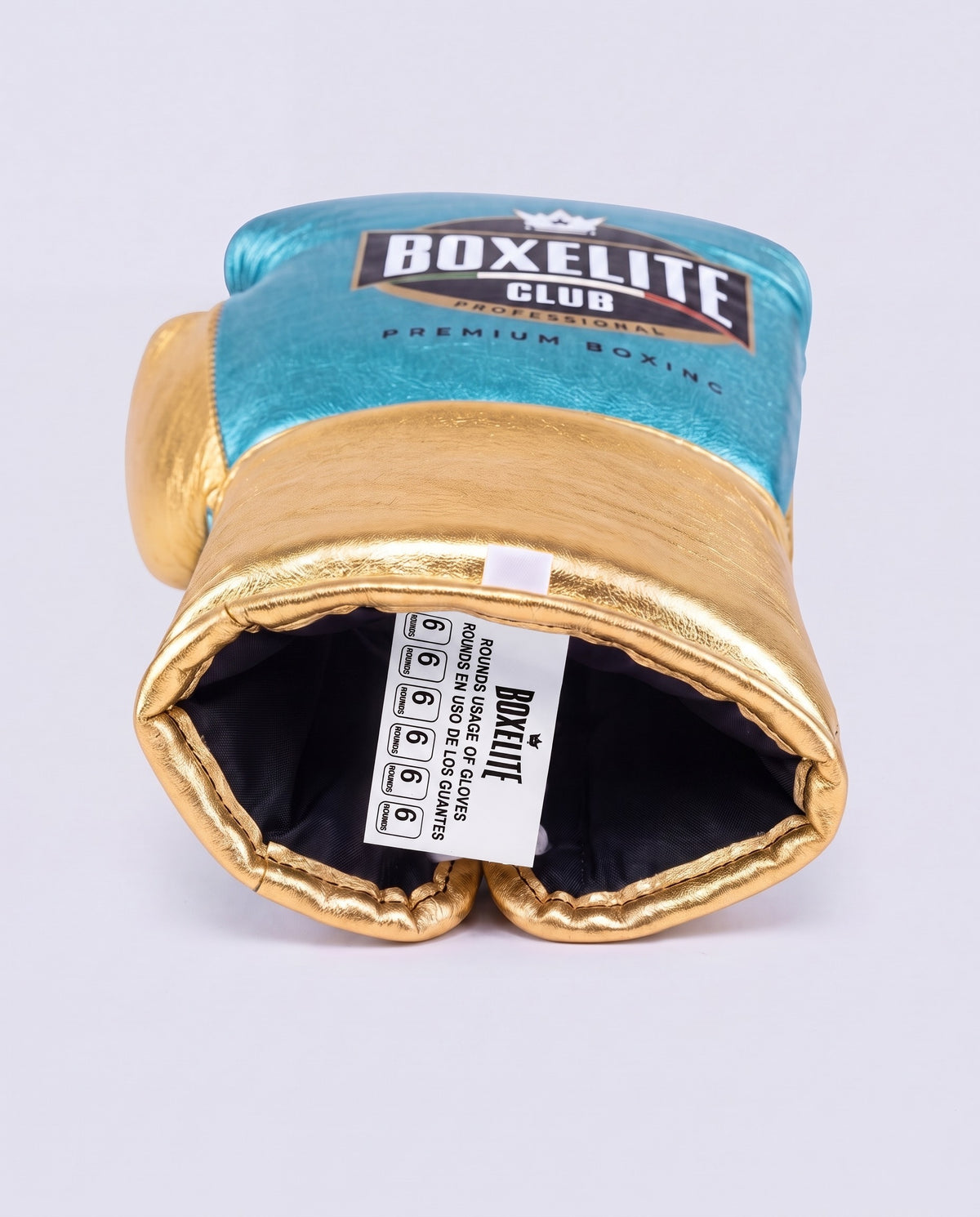 Aqua & Gold 10oz Pro Fight Gloves
