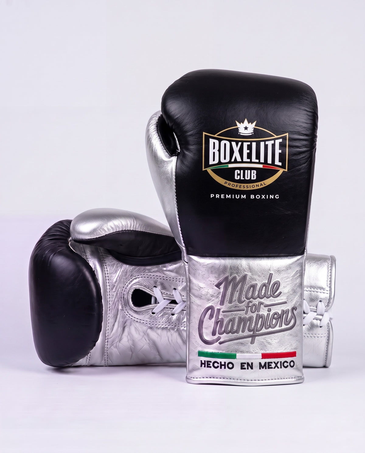 Black & Silver 16oz Training Gloves