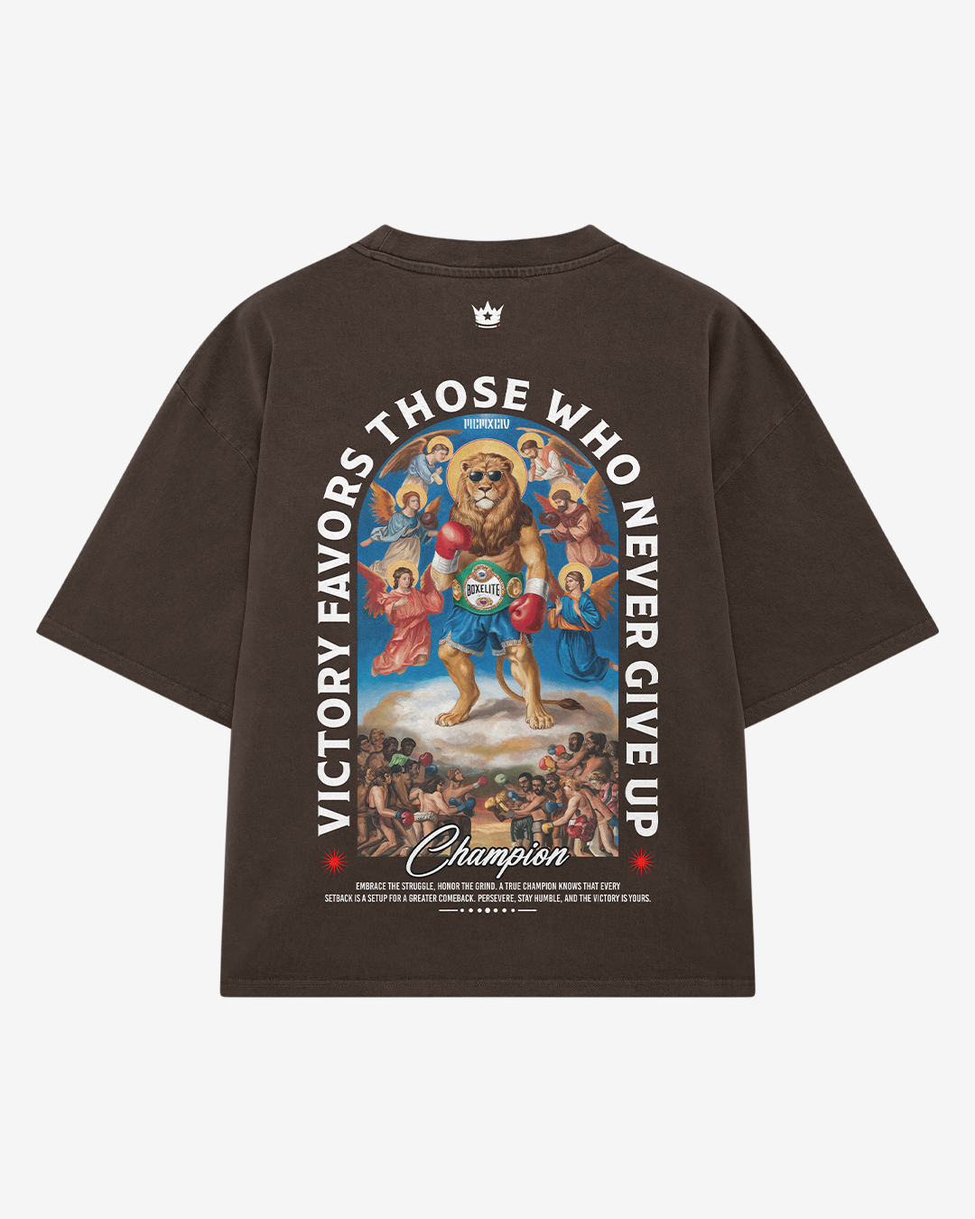 Divine Champion Lion Brown T-Shirt