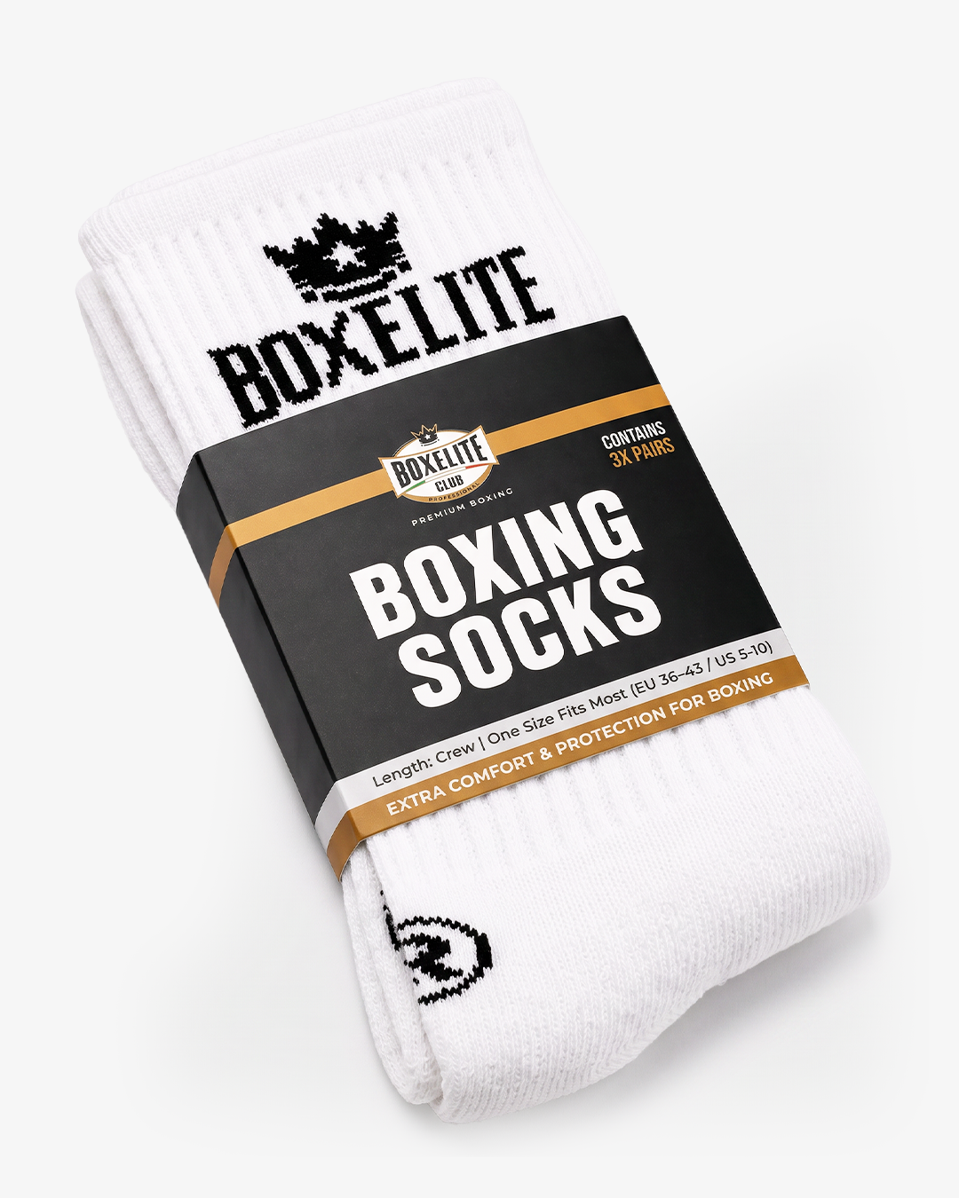 BOXELITE Boxing Crew Socks (3x Pairs)