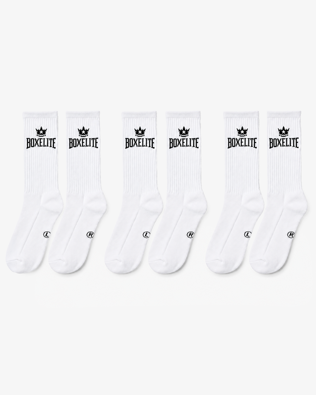 BOXELITE Boxing Crew Socks (3x Pairs)