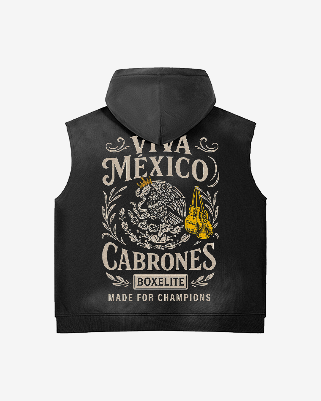 Viva México Cabrones Sleeveless Hoodie