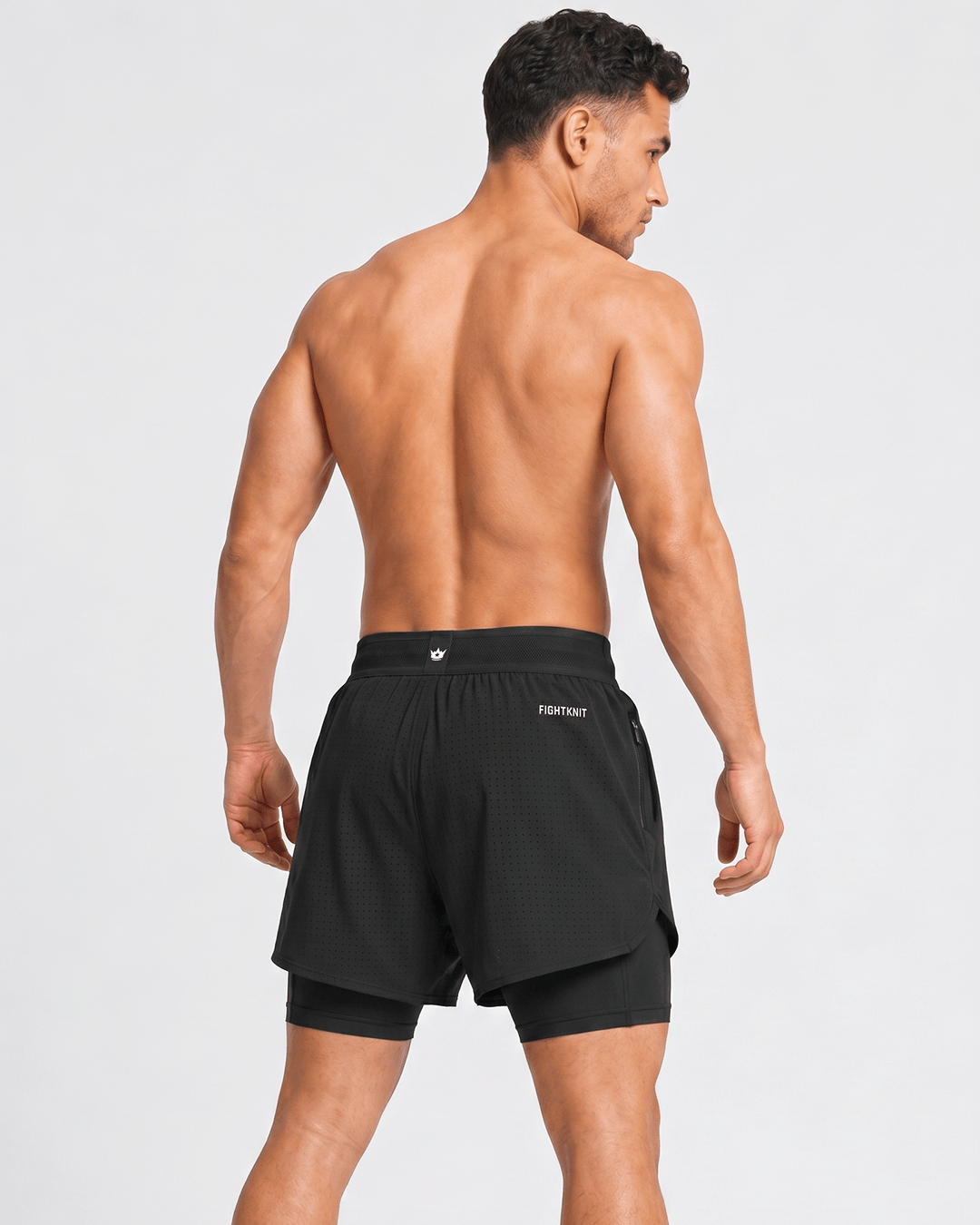 FIGHTKNIT 2-in-1 Boxing Shorts