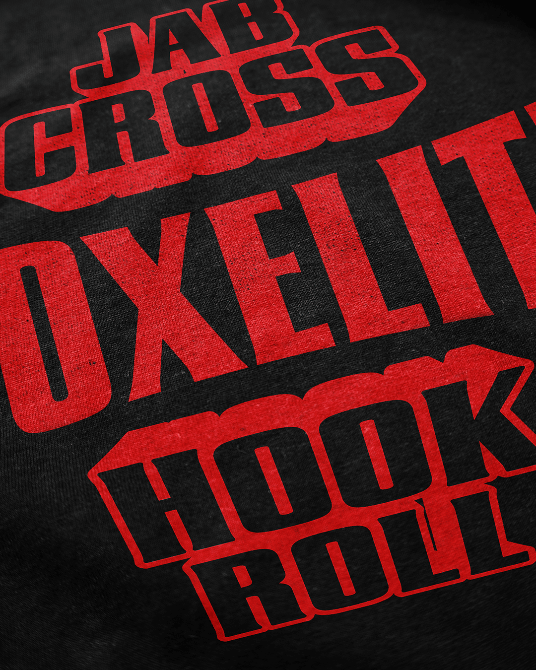 Jab Cross Hook Roll Black T-Shirt