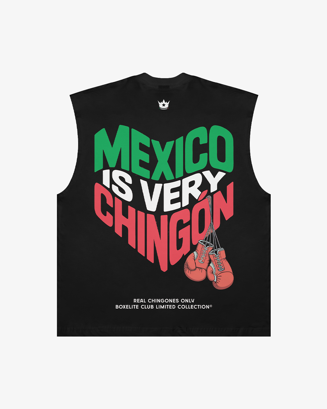 Mexico Is Very Chingon Black Tank