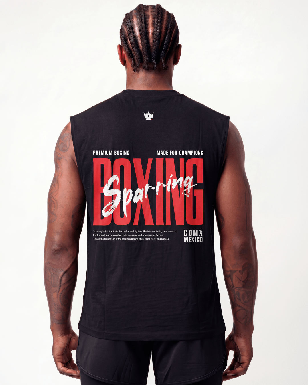 Boxing Sparring Black Tank