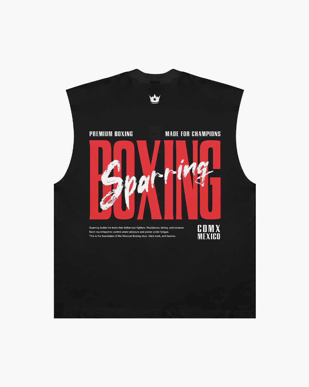 Boxing Sparring Black Tank