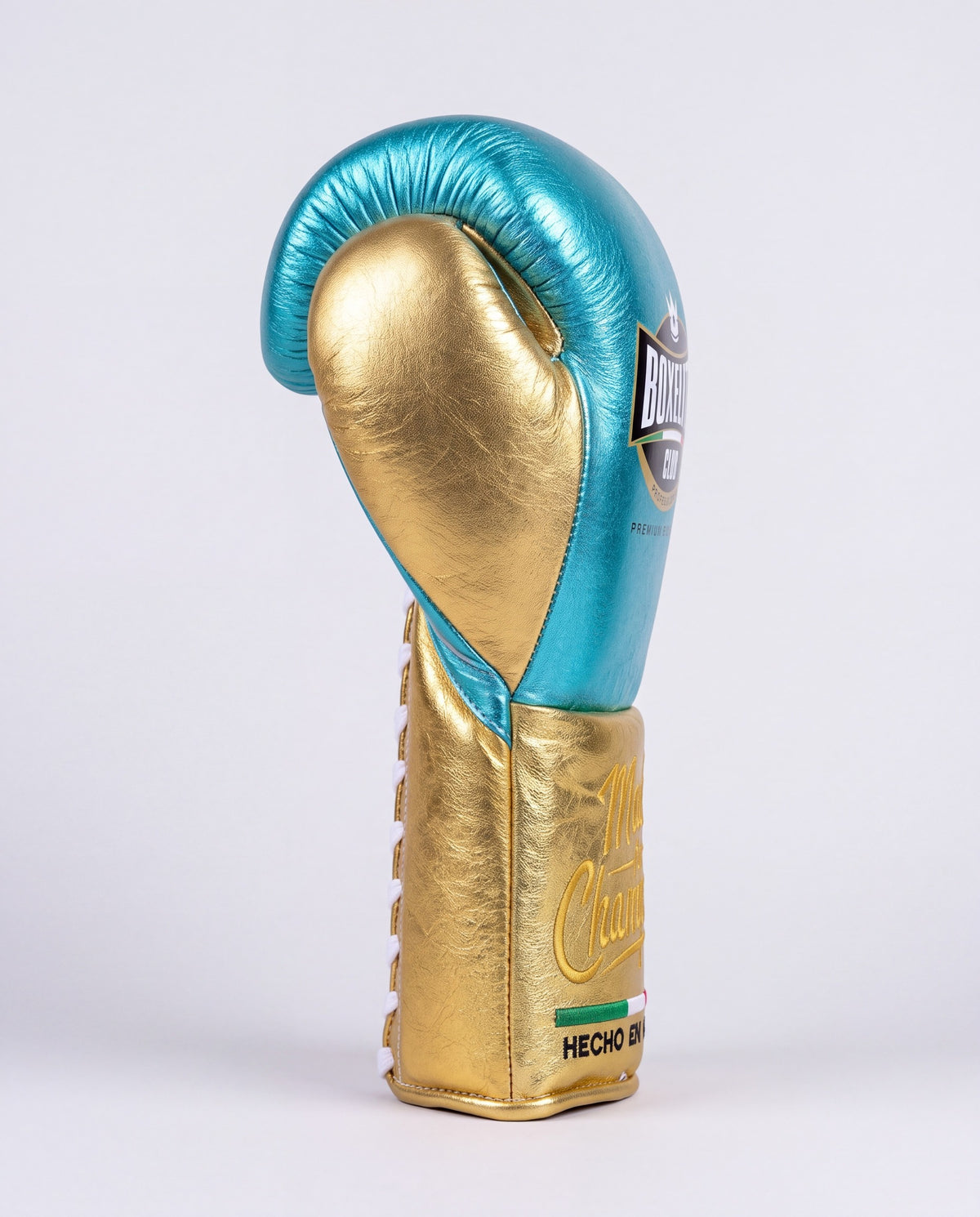 Aqua & Gold 16oz Training Gloves