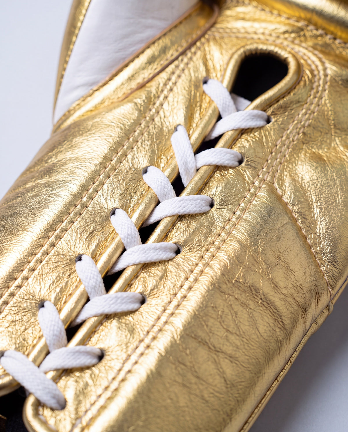 White & Gold 16oz Training Gloves
