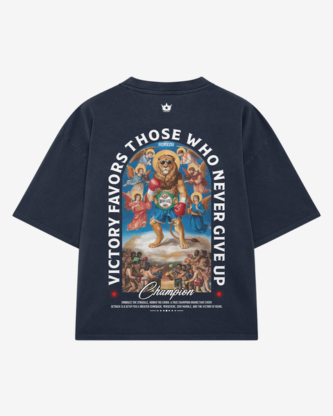 Divine Champion Lion Navy T-Shirt