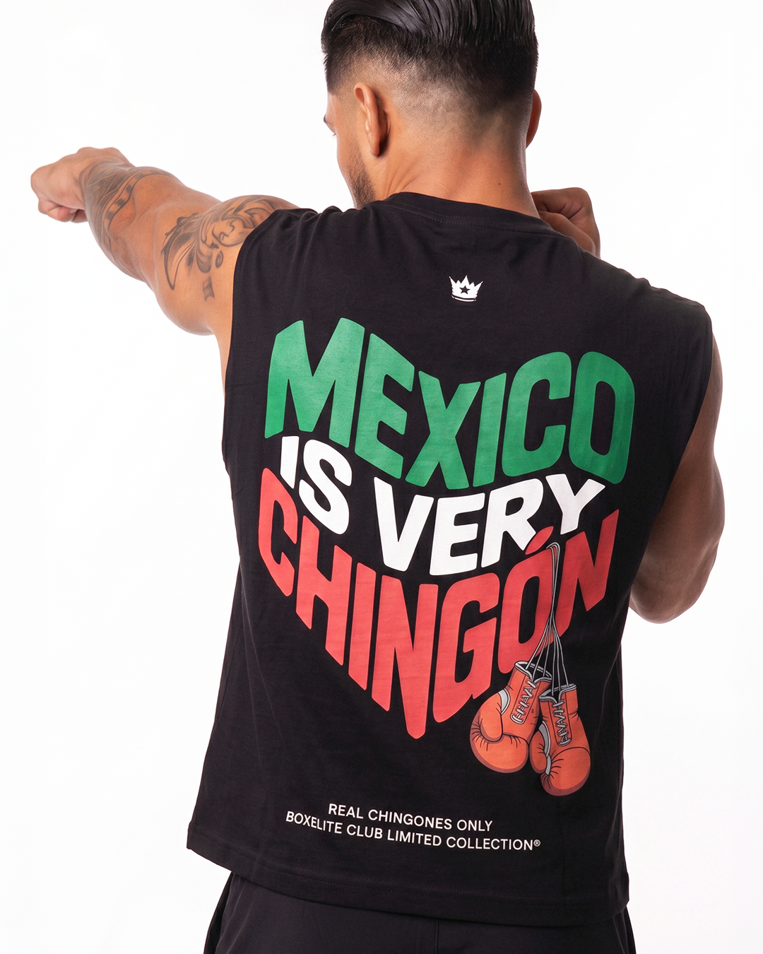 Mexico Is Very Chingon Black Tank