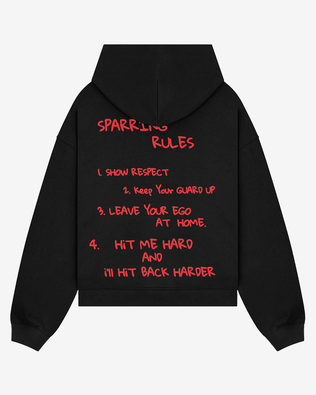 Sparring Rules Black Hoodie