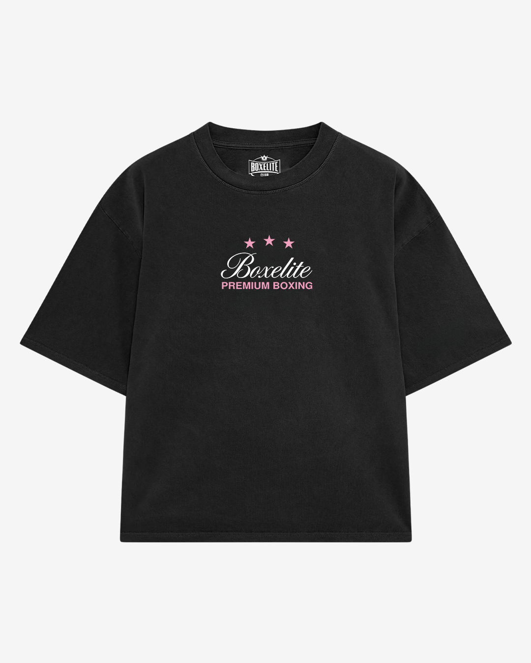 Stars Premium Boxing Black T-Shirt, front