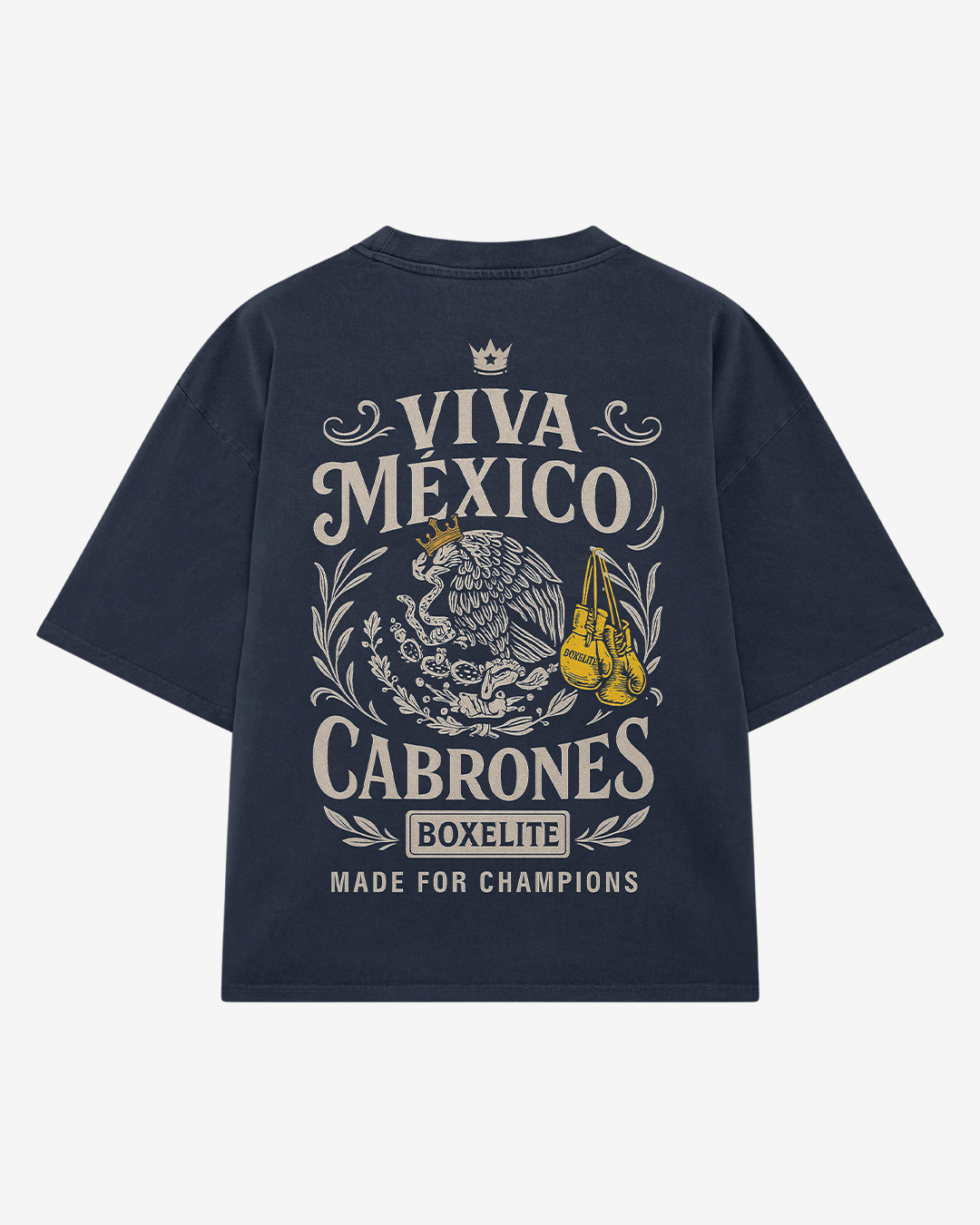 Viva Mexico Cabrones Navy T-Shirt