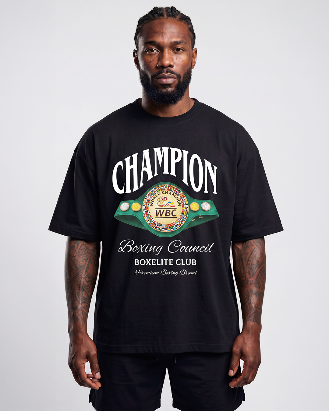 Champion Belt Black T-Shirt