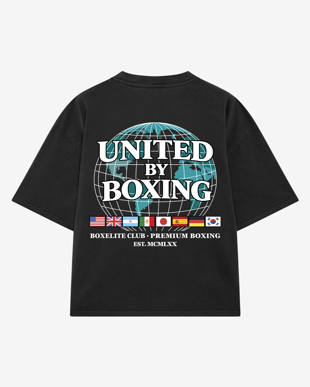 Worldwide Black T-Shirt, back