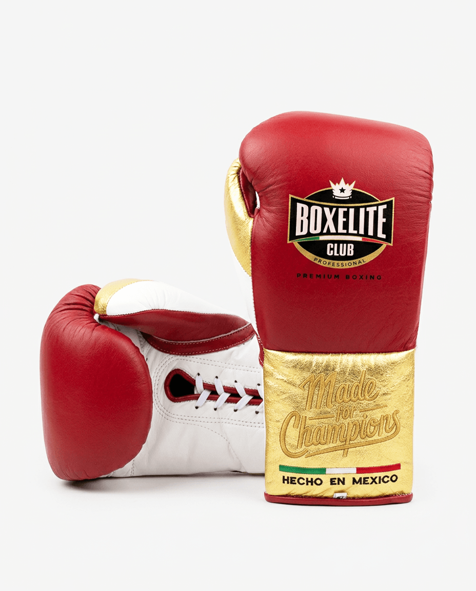 Red/Gold & White 16oz Training HH Gloves