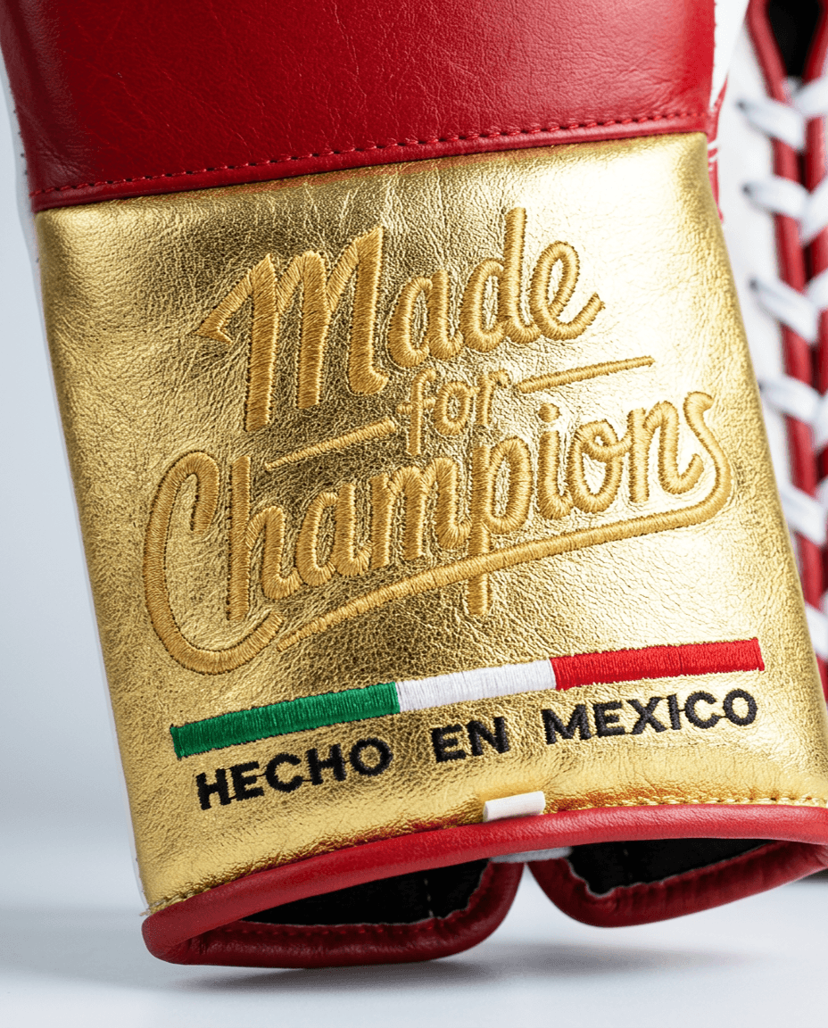 Red/Gold & White 16oz Training HH Gloves