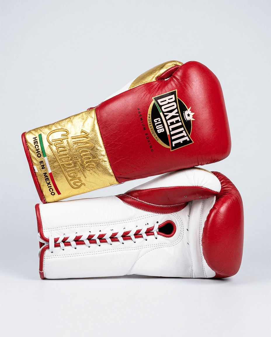 Red/Gold & White 16oz Training HH Gloves