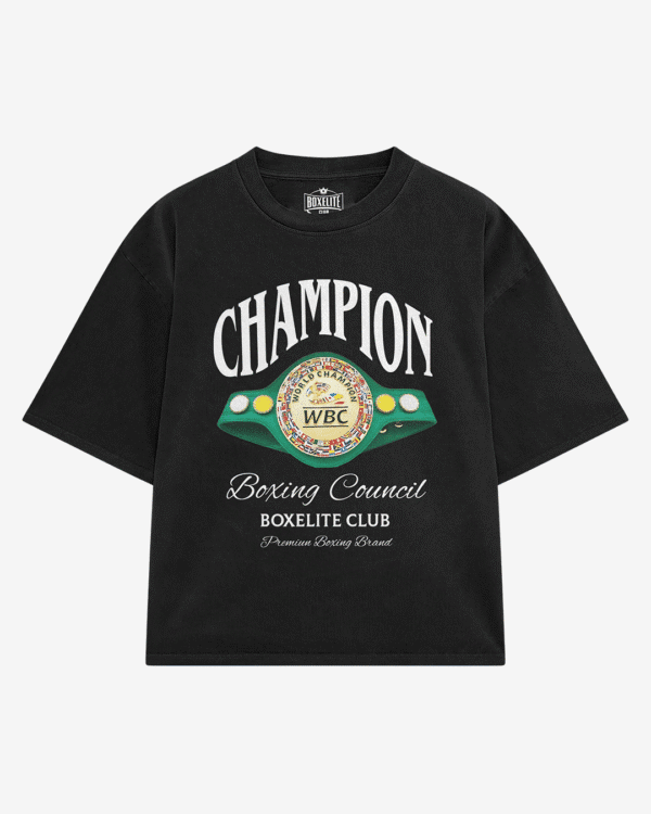 Champion Belt Black T-Shirt - Image 1