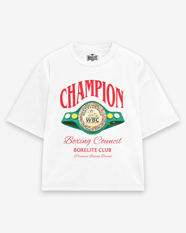 Champion Belt White T-Shirt - Image 1