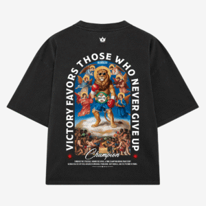 Divine Champion Lion Black T-Shirt
