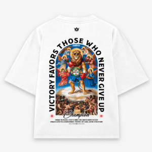Divine Champion Lion White T-Shirt