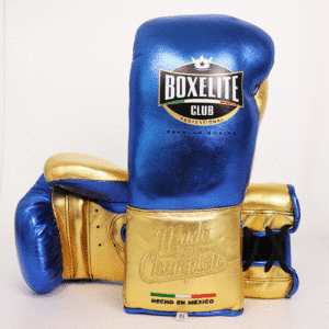 Training MX Gloves - Metallic Blue & Gold 16oz HH