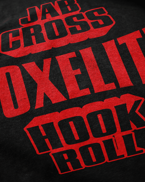 Jab Cross Hook Roll Black T-Shirt - Image 4