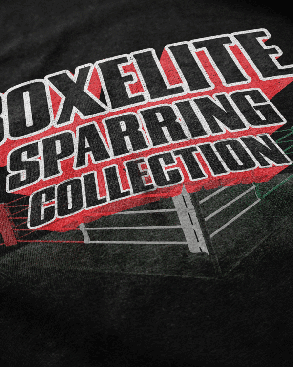 Boxing Sparring Collection Black T-Shirt - Image 4