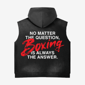 No Matter The Question Sleeveless Hoodie
