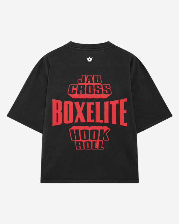 Jab Cross Hook Roll Black T-Shirt - Image 1