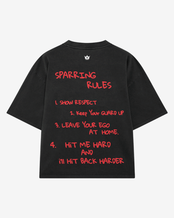 Sparring Rules Black T-Shirt - Image 1