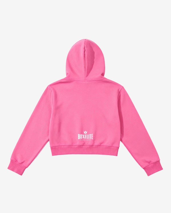Don't Hit On Me, I Hit Harder Pink Hoodie - Image 3